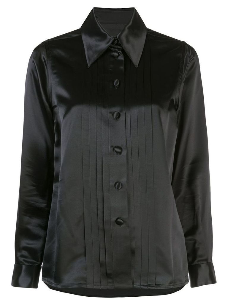 Marc Jacobs pleated bib shirt - Black