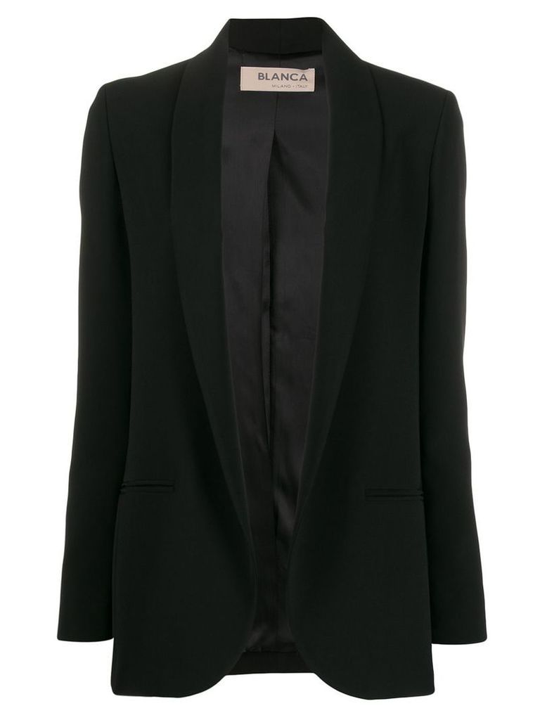 Blanca Vita open front blazer - Black