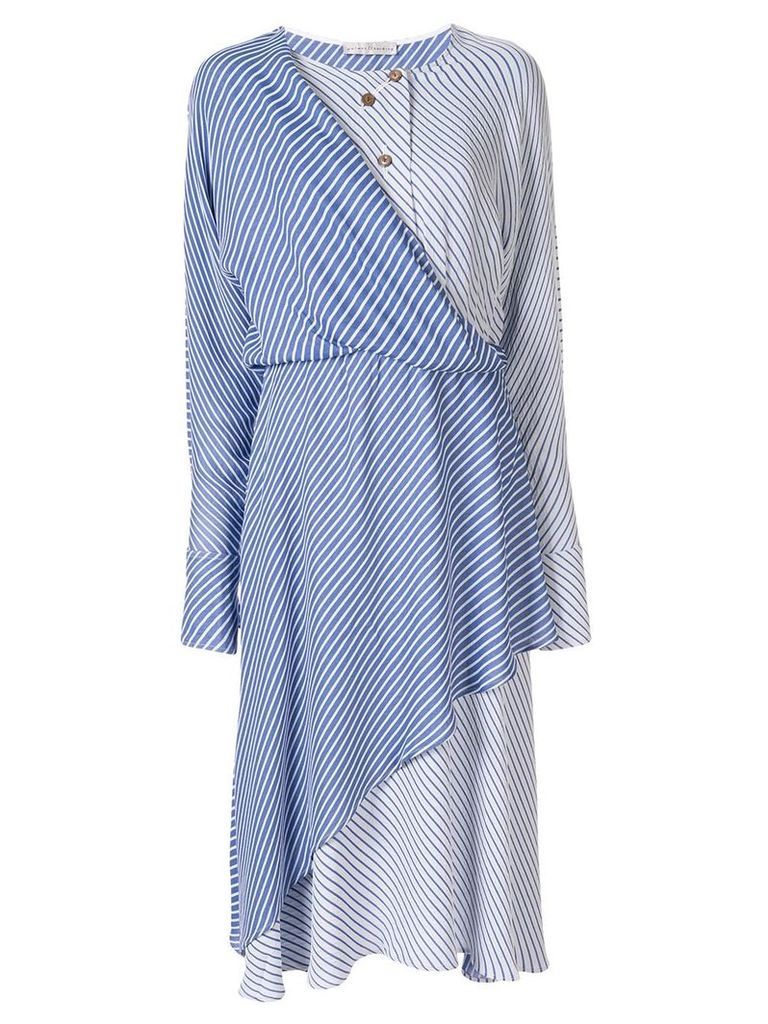 Palmer//Harding Mirror layered dress - Blue