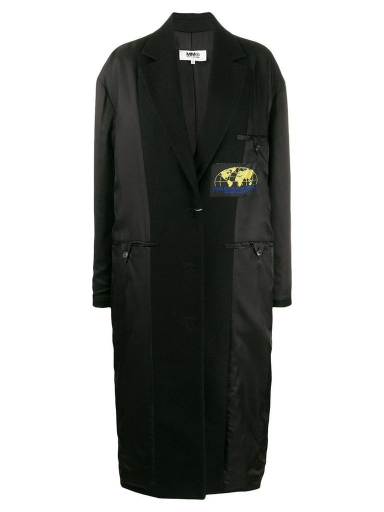 MM6 Maison Margiela reversed padded coat - Black