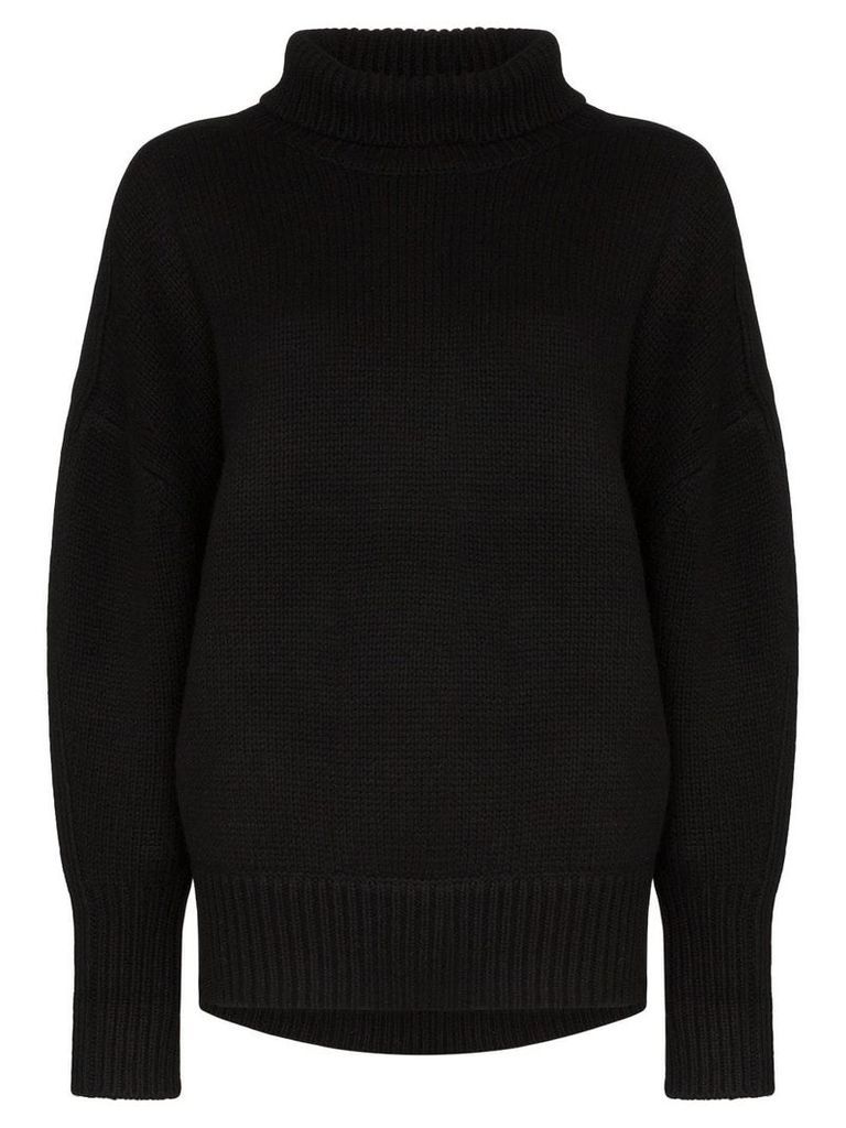 Hyke turtleneck knit jumper - Black