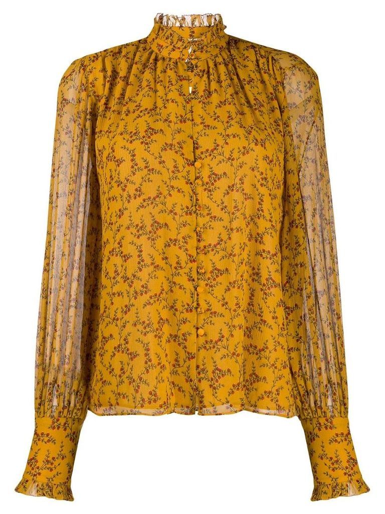 Jonathan Simkhai floral print shirt - Yellow