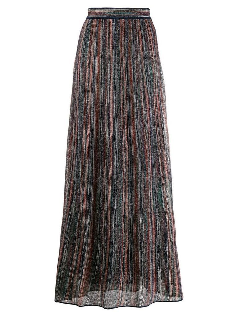 M Missoni lurex knitted skirt - Brown