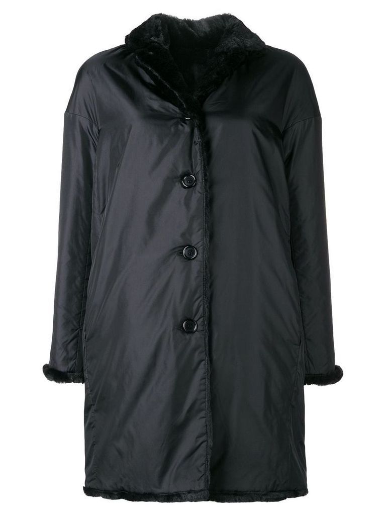 Aspesi mid-length raincoat - Black