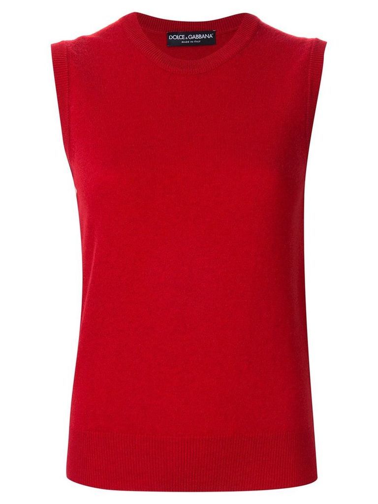 Dolce & Gabbana slim fit tank top - Red