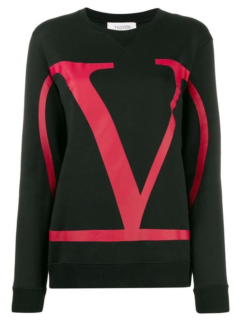 Valentino VLOGO printed sweatshirt - Black