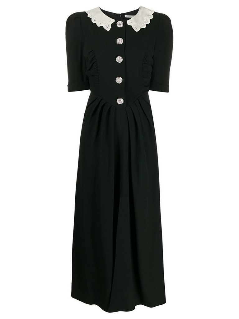 Alessandra Rich embellished midi dress - Black