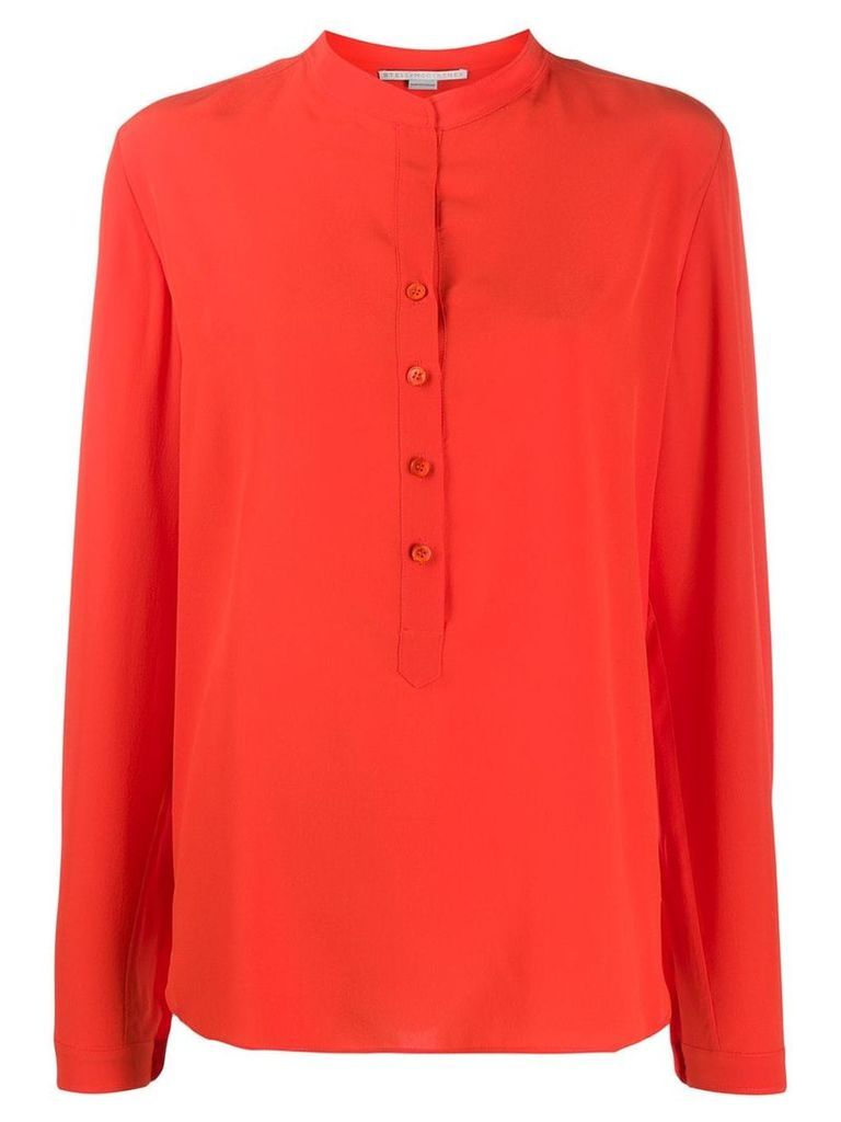 Stella McCartney long-sleeve button-down blouse - Red