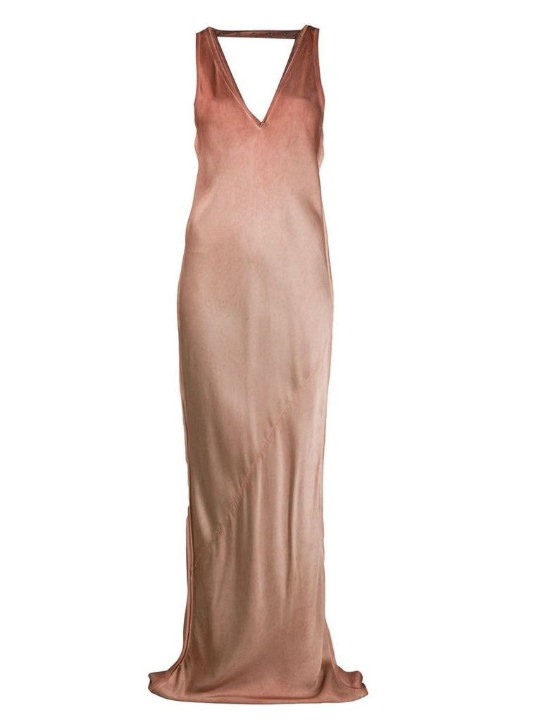 Ilaria Nistri v-neck maxi dress - PINK