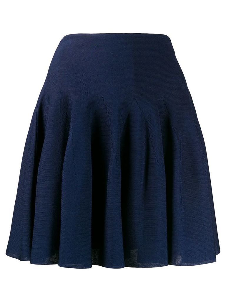 Givenchy pleated high-rise mini skirt - Blue