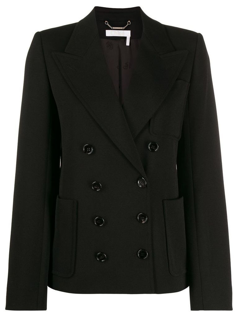 Chloé double-breasted jacket - Black