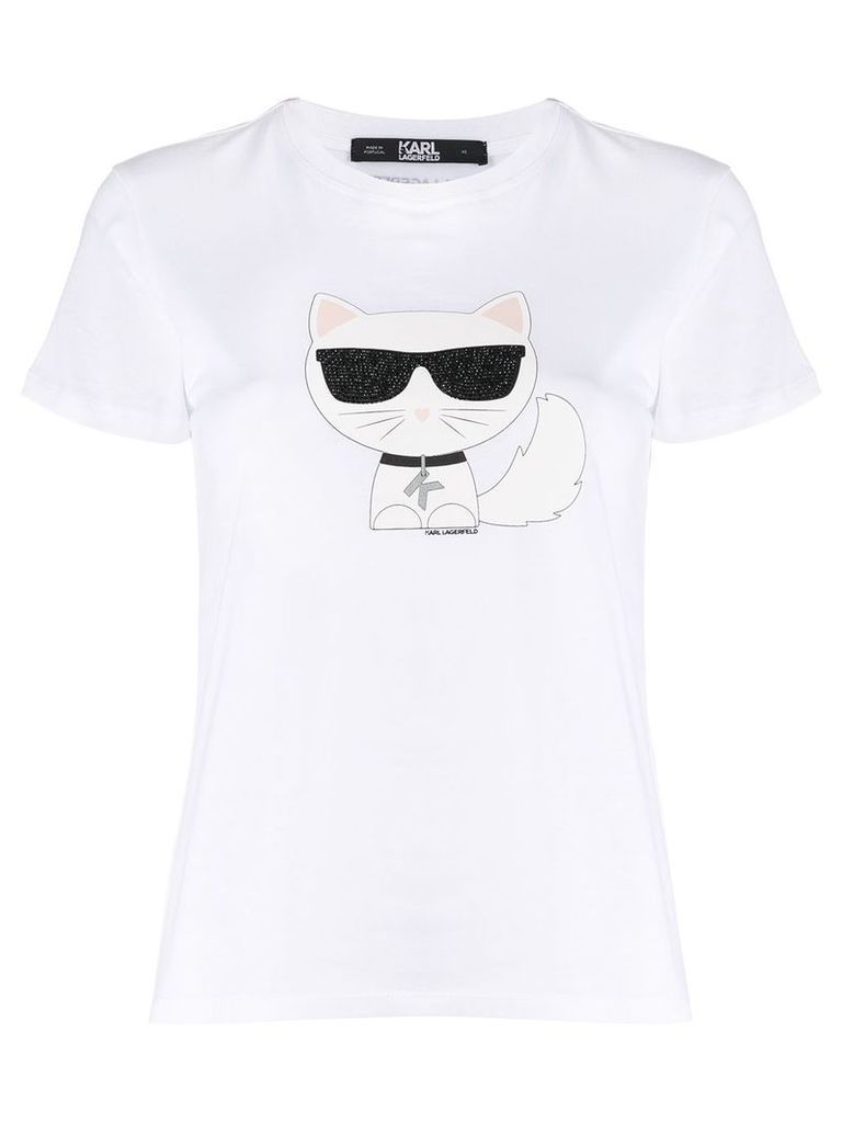 Karl Lagerfeld graphic print T-shirt - White