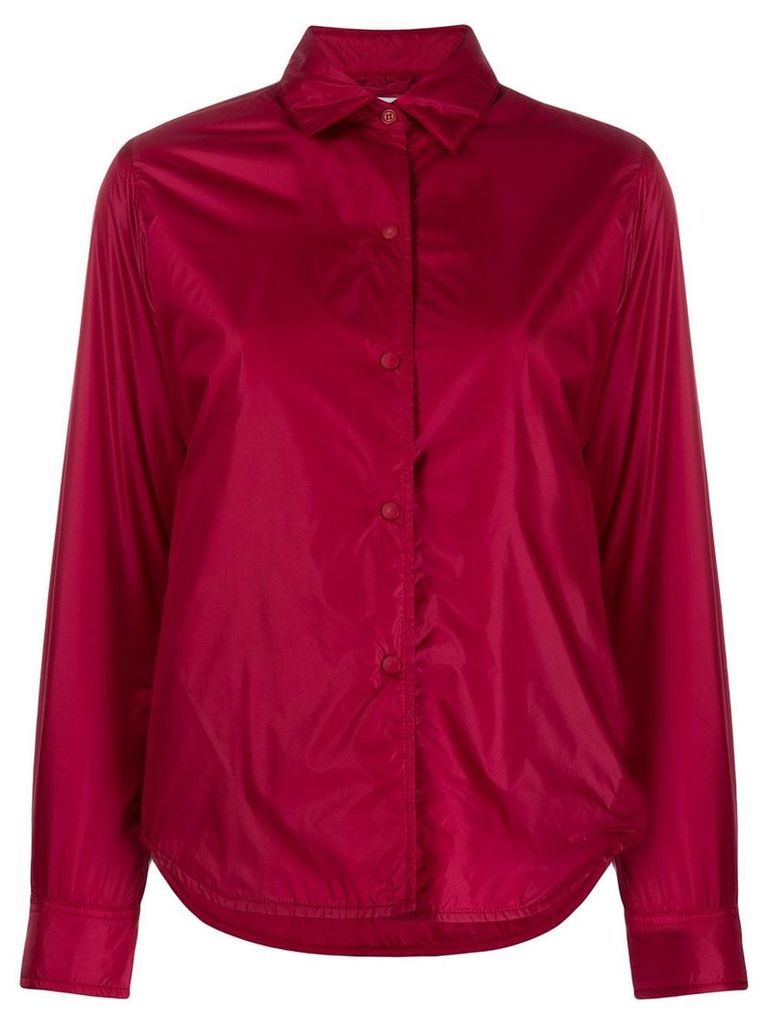 Aspesi snap button shirt jacket - Red
