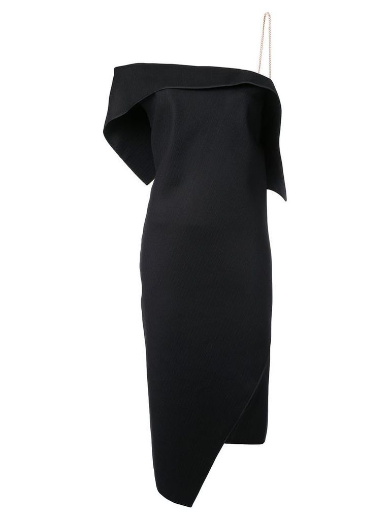 Ports 1961 one-shoulder dress - Black