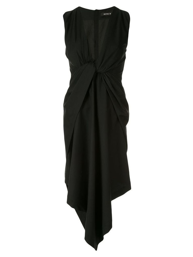 Kitx Ember twist-detailed dress - Black