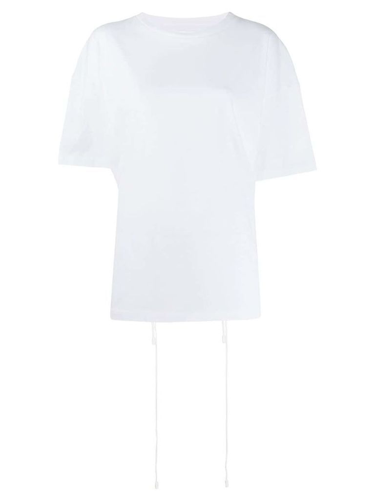 Maison Margiela drawstring detail T-shirt - White