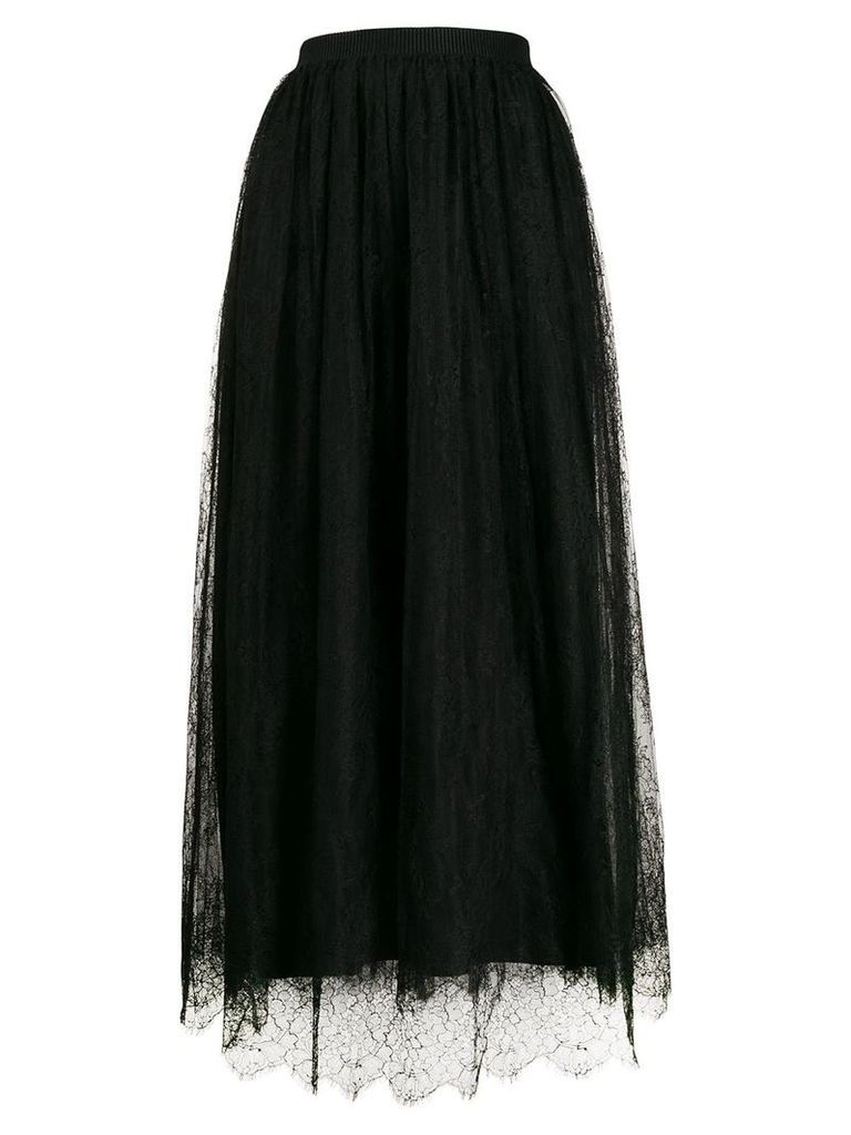 Fabiana Filippi full-shaped midi skirt - Black