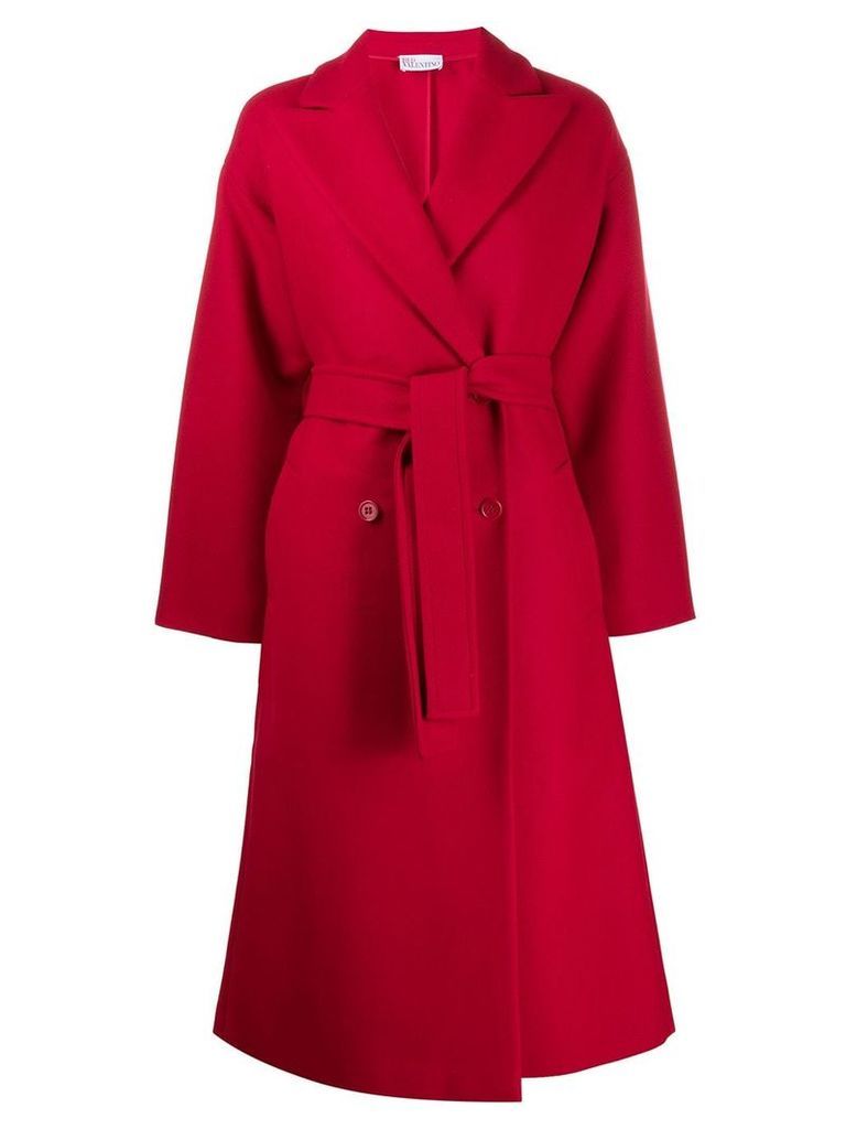 Red Valentino wrap oversized coat