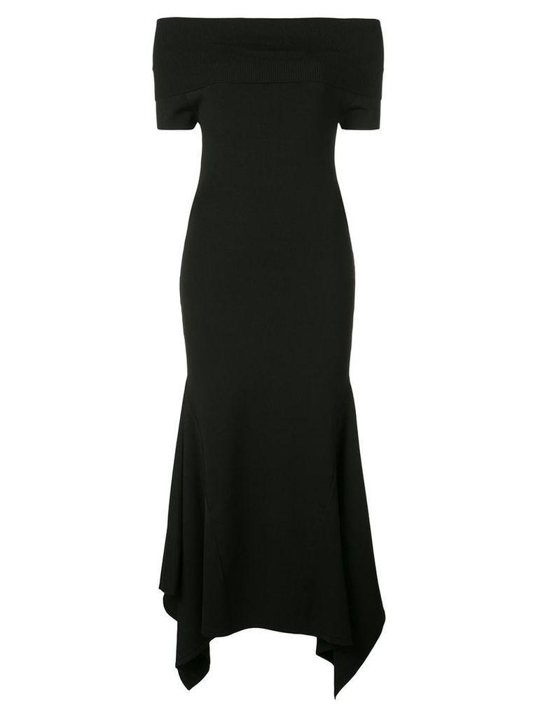 Solace London Savina knitted midi dress - Black