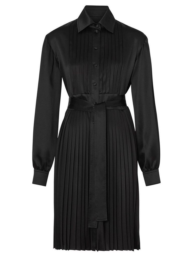 Burberry pleated shirt dress - Black