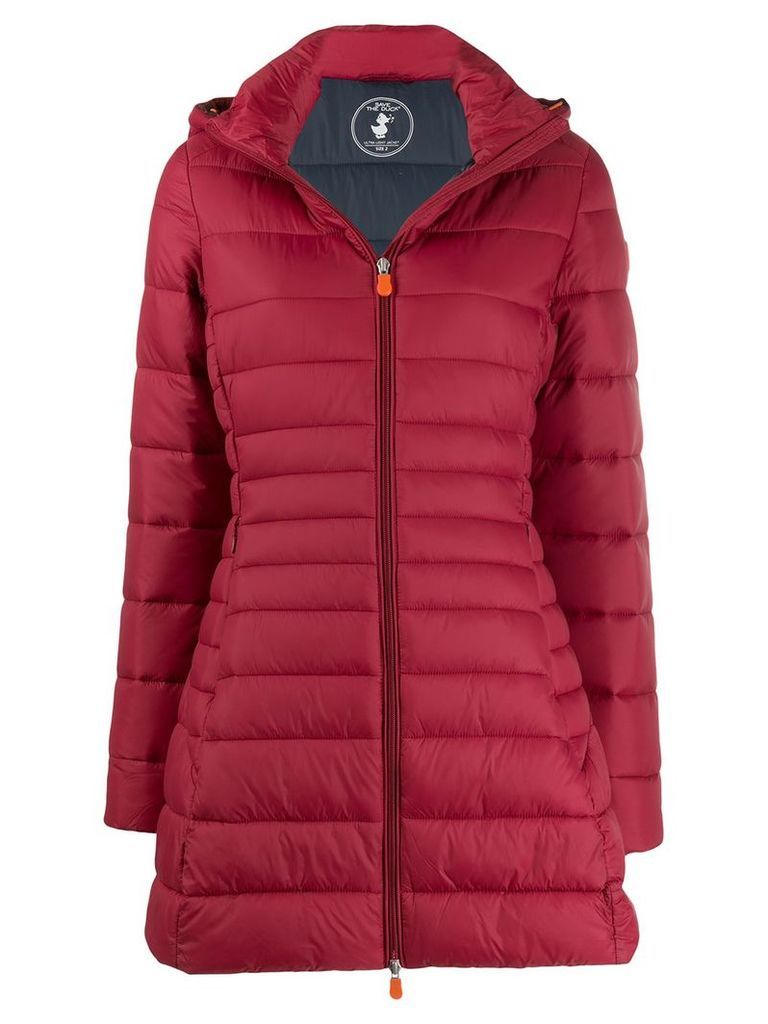 Save The Duck padded hooded coat - Red