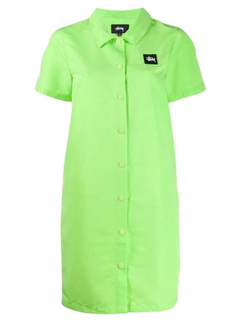 Stussy Nomi House shirt dress - Green