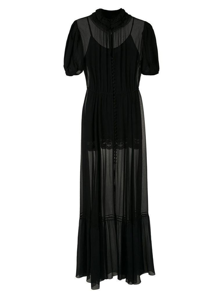 Andrea Bogosian Poli Couture silk gown - Black