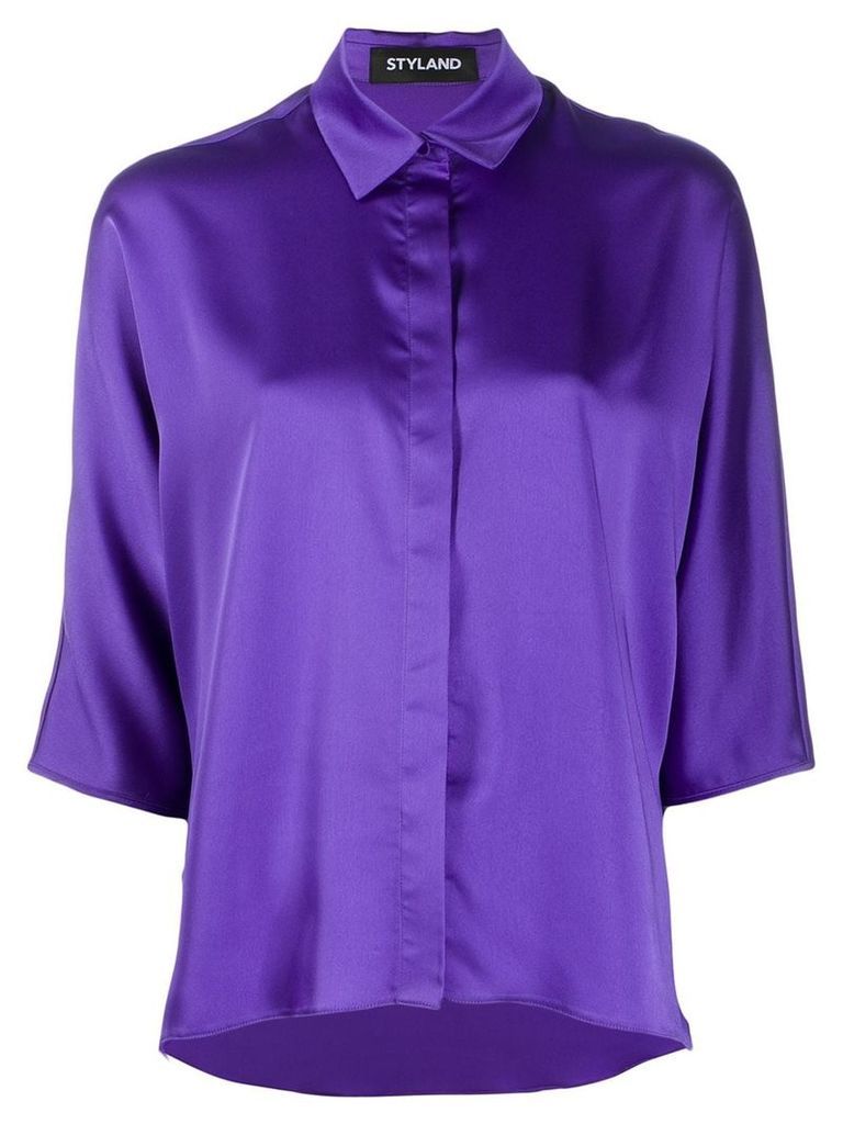 Styland loose fit blouse - PURPLE