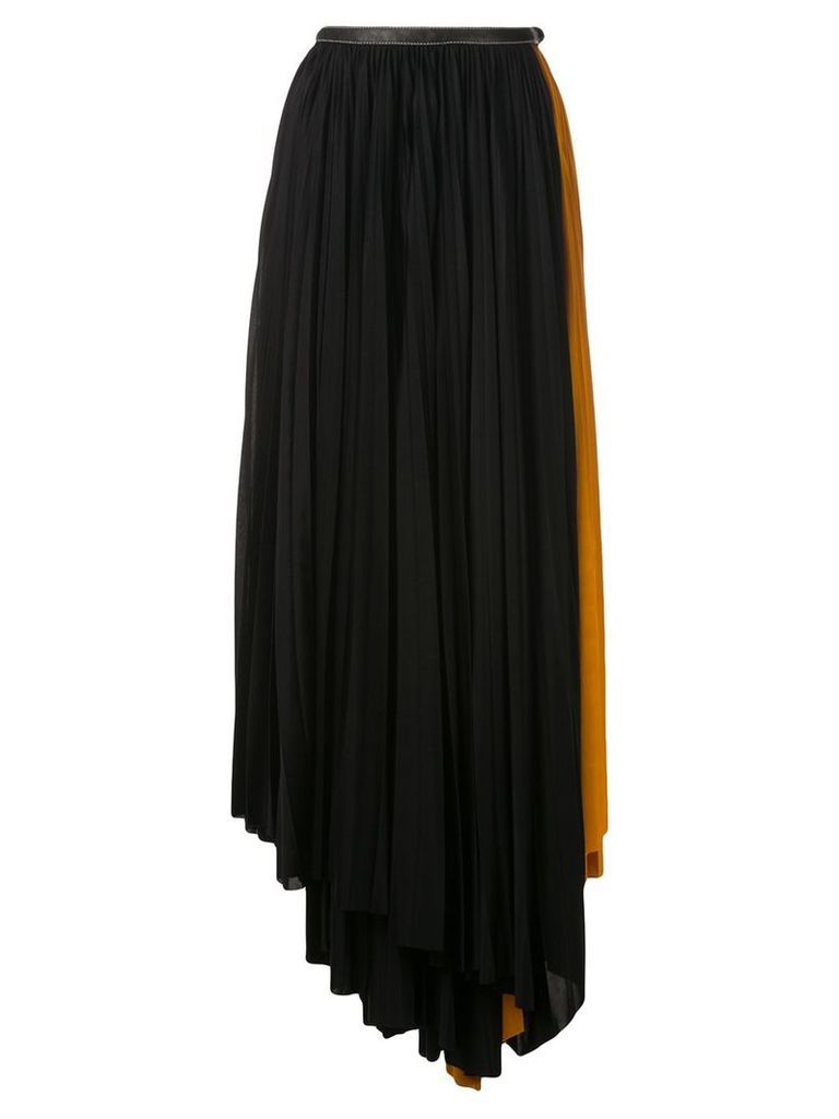 Proenza Schouler Asymmetrical Pleated Skirt - Black