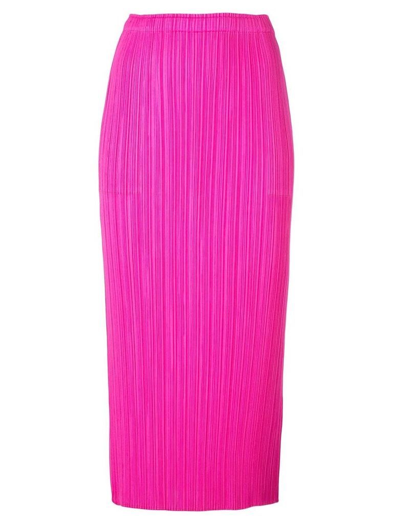 Pleats Please Issey Miyake New Colourful pleated skirt - Pink