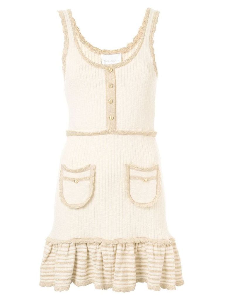 Alice McCall Heaven Help knitted mini dress - White