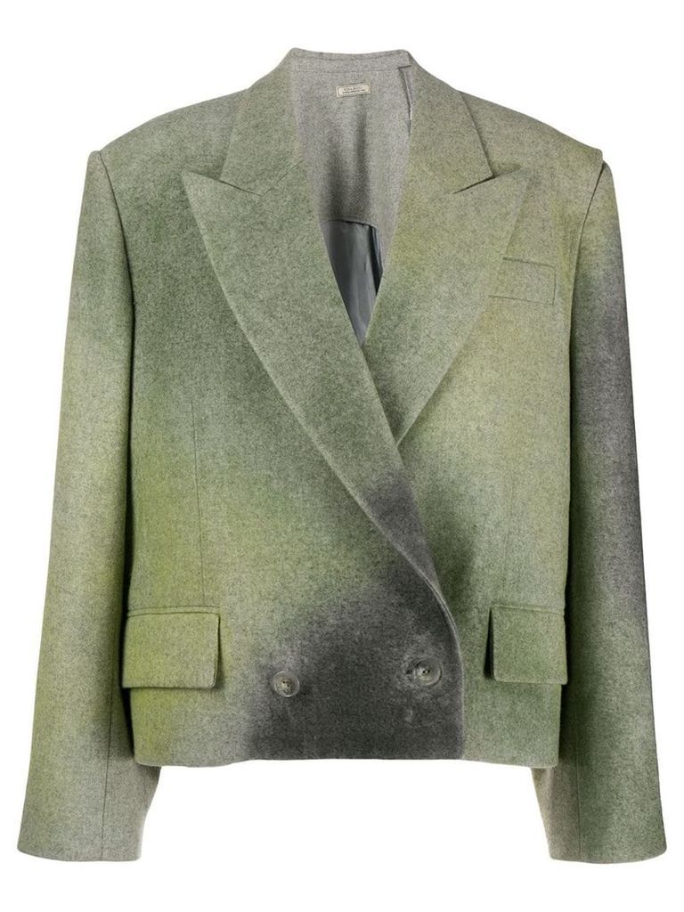 Nina Ricci Spray effect oversized boxy blazer - Green