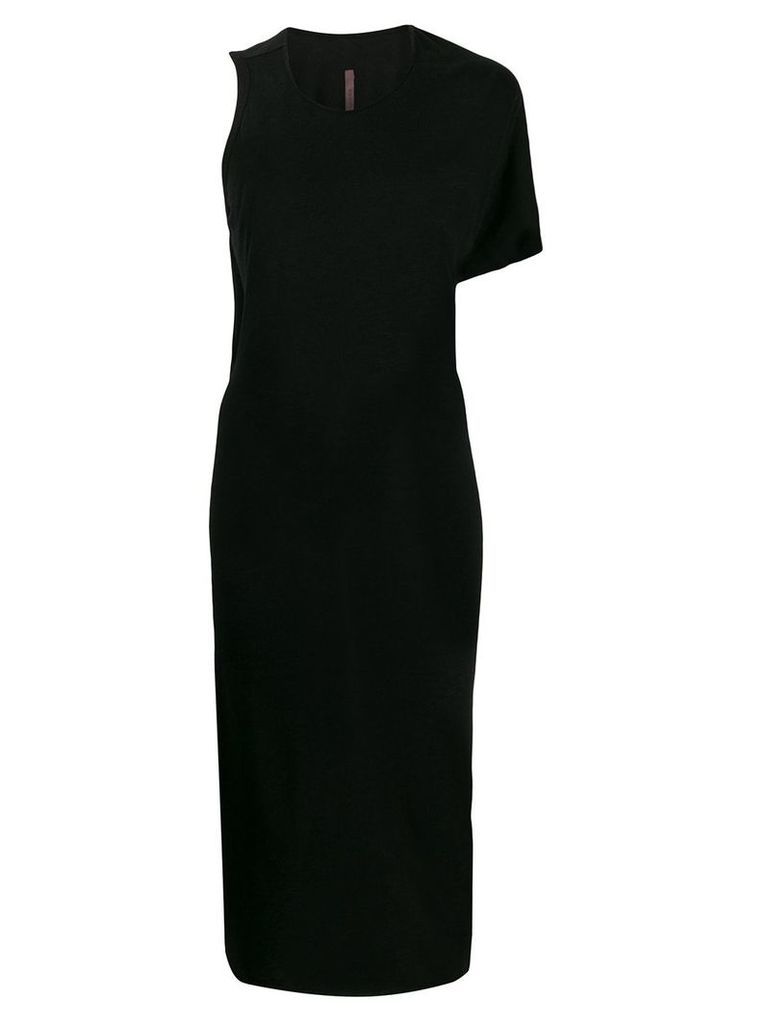 Rick Owens Lilies asymmetric one-sleeve dress - Black
