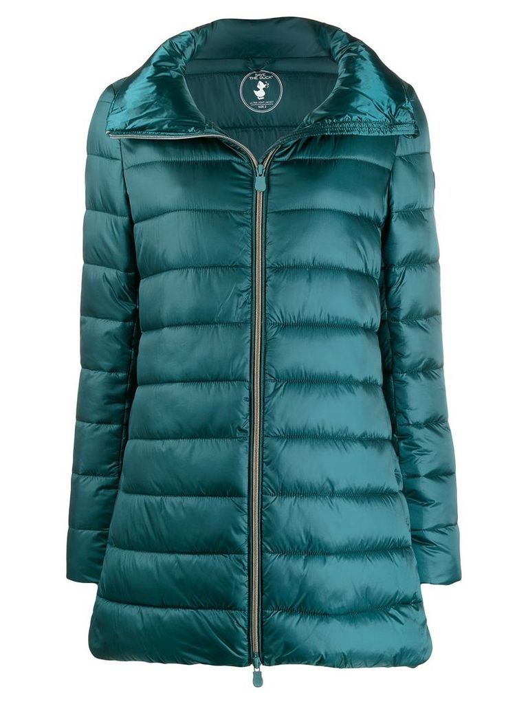 Save The Duck padded zip-front coat - Green
