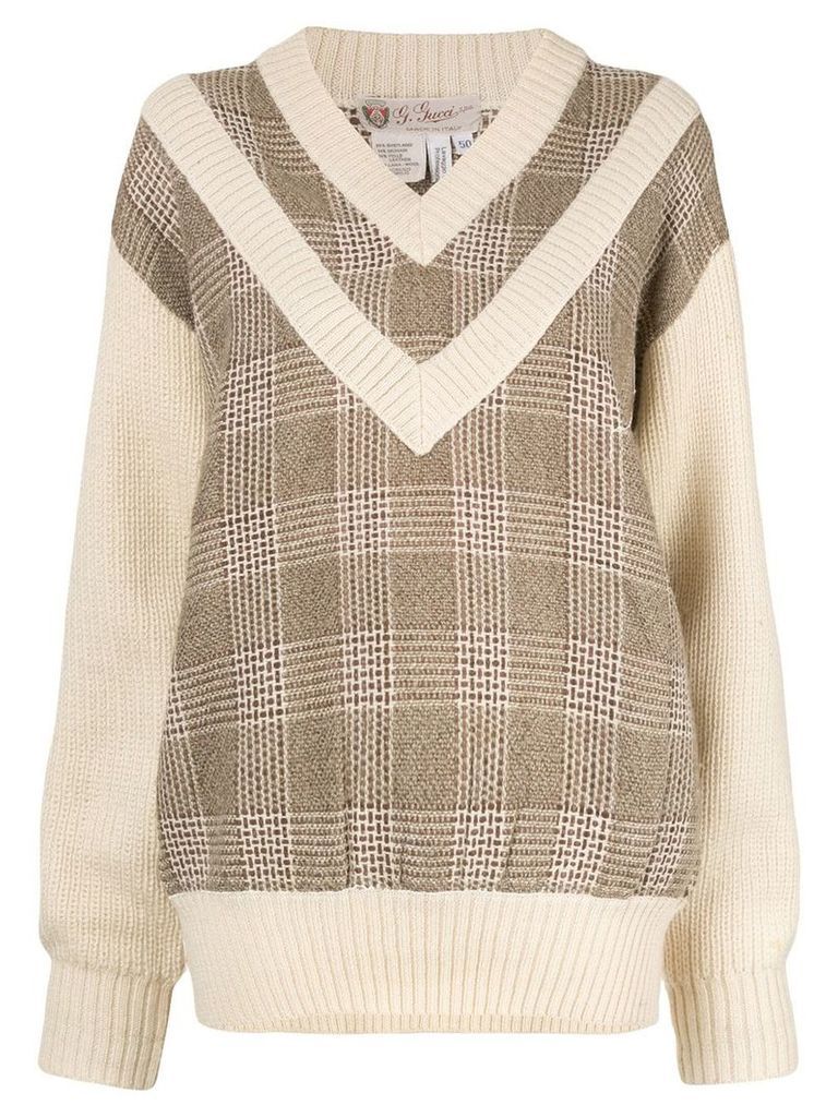 Gucci Pre-Owned Long Sleeve Sweater - Brown