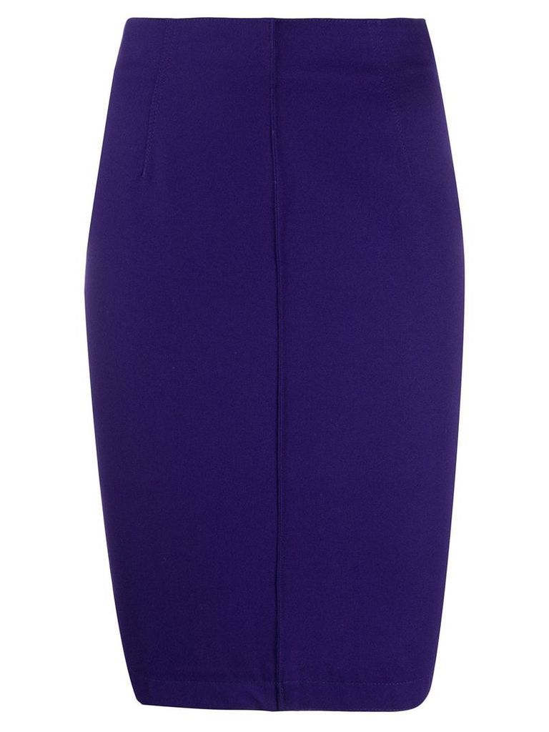 Thierry Mugler Pre-Owned 80s tube skirt - PURPLE