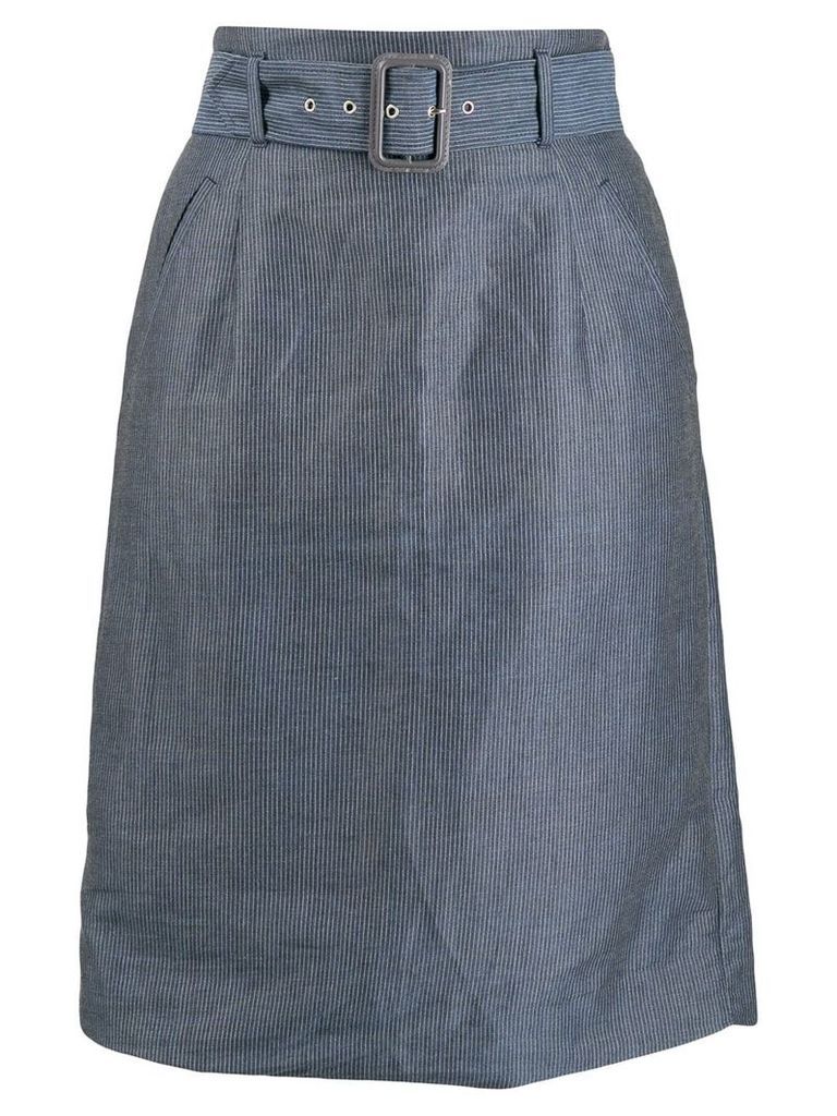 Vivienne Westwood Pre-Owned 1980s pinstripe skirt - Blue