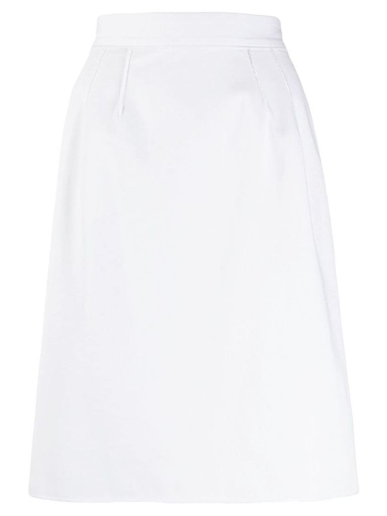 Dolce & Gabbana Pre-Owned 1990s raised seam skirt - White