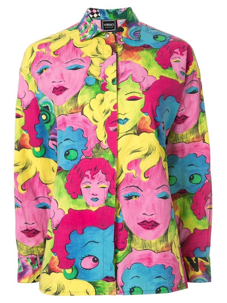 Versace Pre-Owned POP Art print shirt - Multicolour