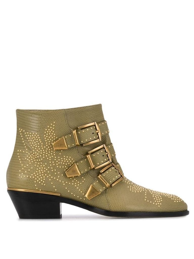 Chloé Susanna studded boots - Brown