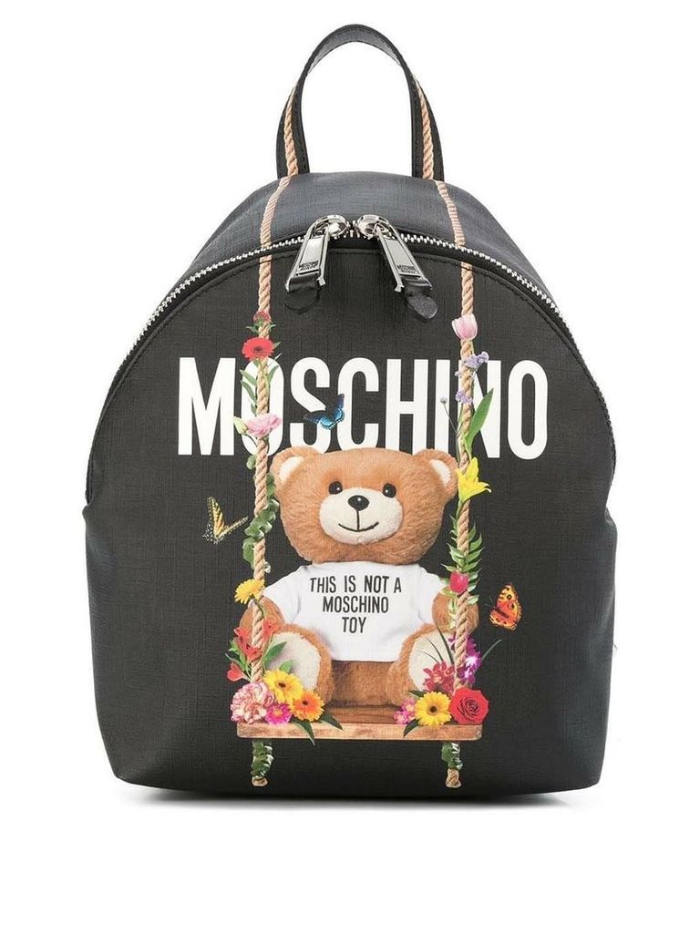 Moschino toy bear backpack - Black