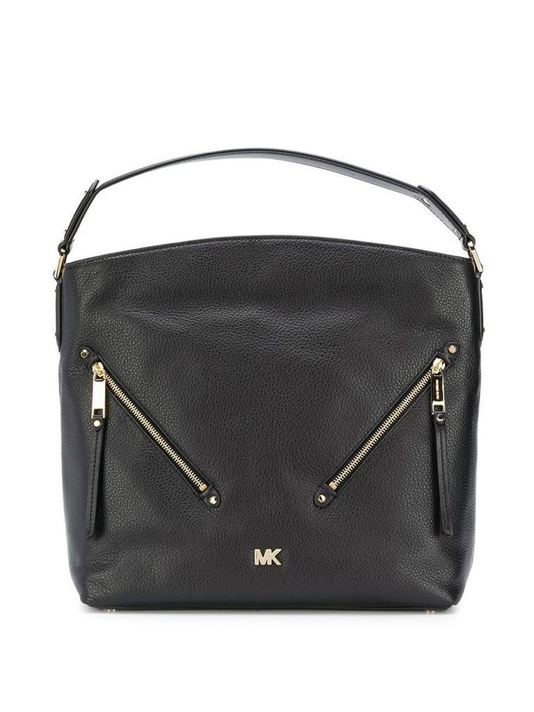 Michael Michael Kors front zipped tote bag - Black