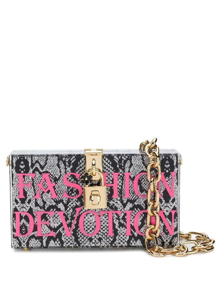 Dolce & Gabbana Fashion Devotion box clutch - Black