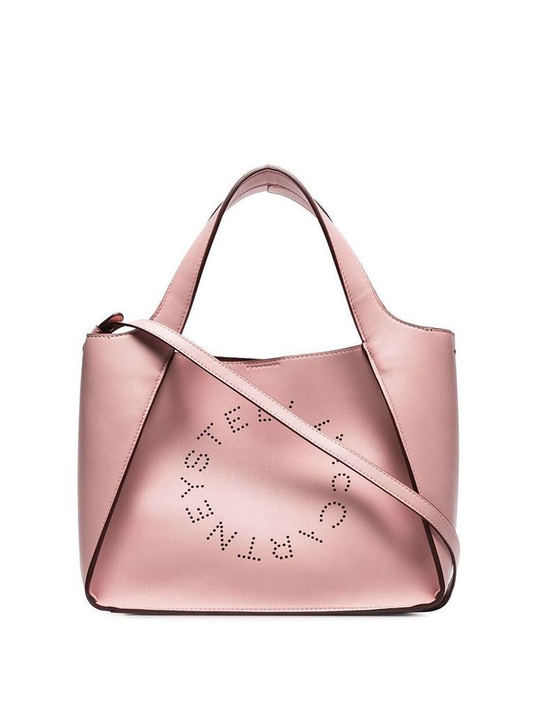 Stella McCartney pink logo tote bag