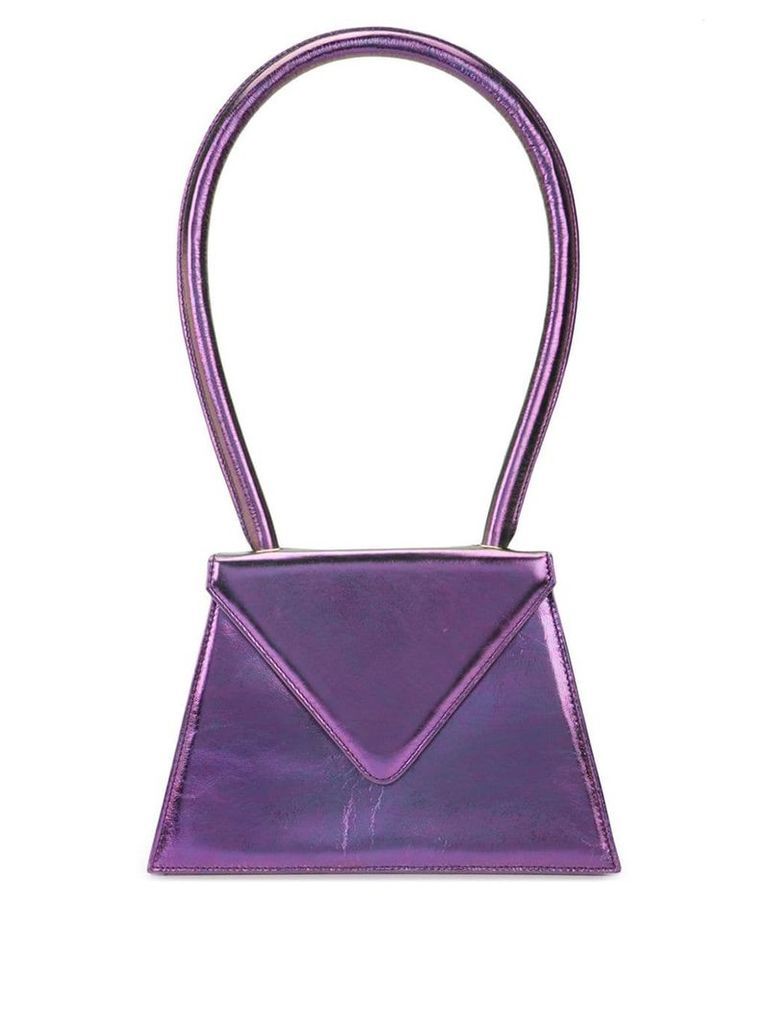 Amélie Pichard metallic flat bag - PURPLE