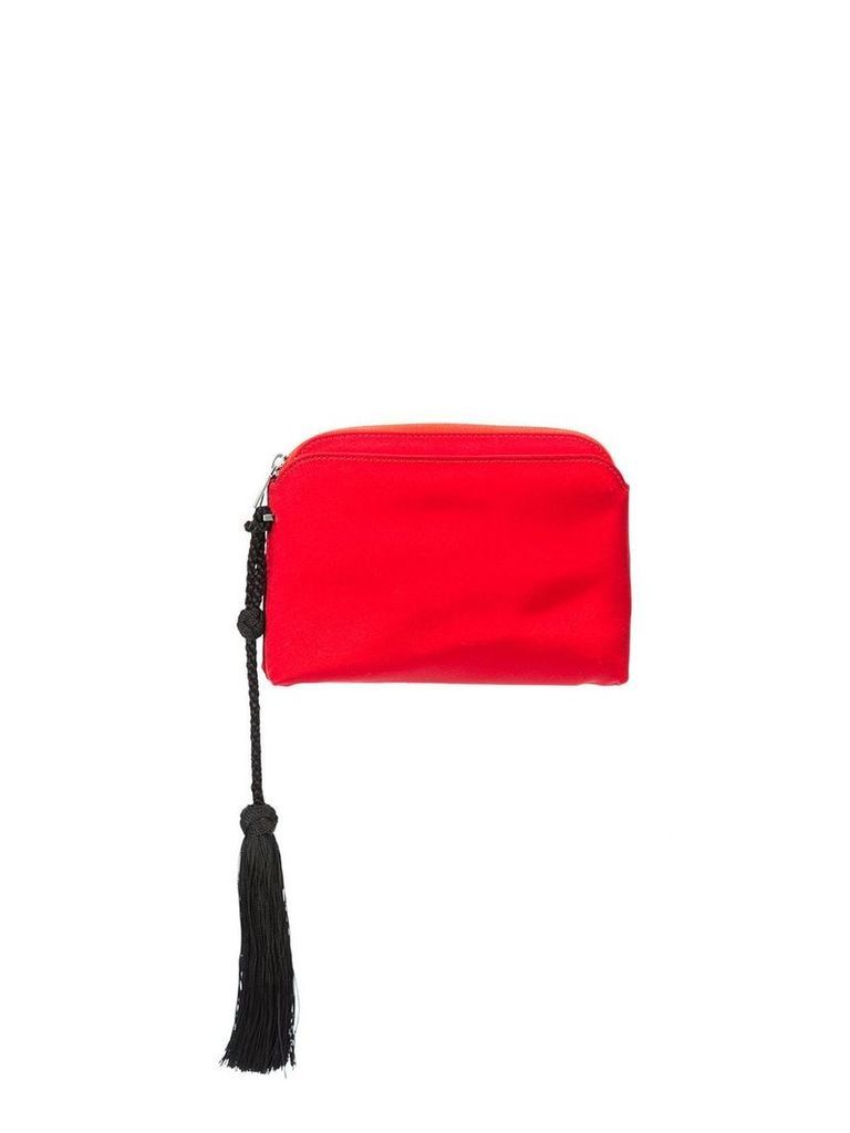 The Row tassel clutch bag - Red