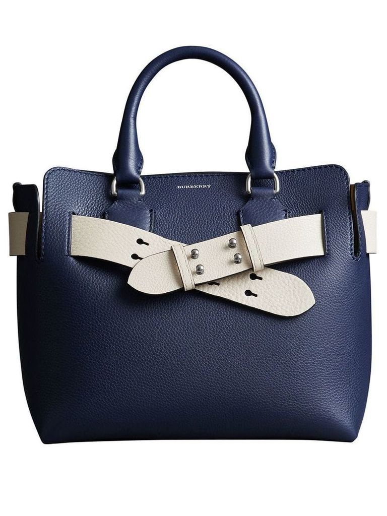 Burberry The Small Leather Belt Bag - Blue