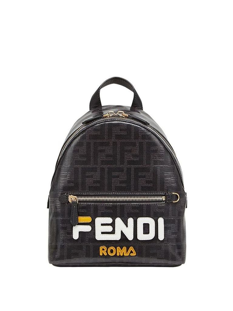 Fendi FendiMania mini backpack - Black