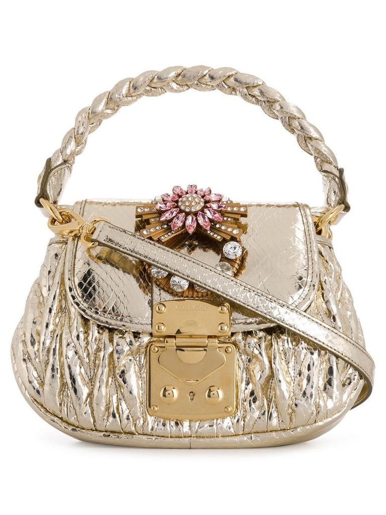 Miu Miu mini embellished bag - GOLD