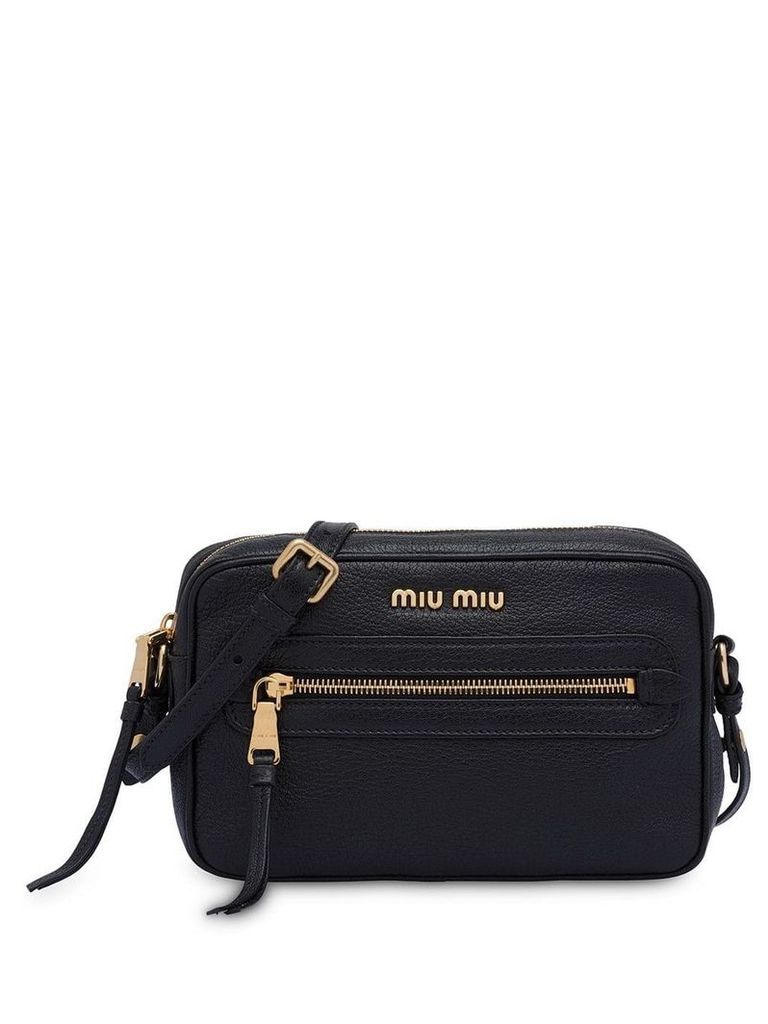 Miu Miu leather shoulder bag - Black